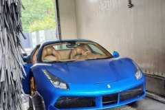 Carwash-Lingen-Waschanlage-Waschstrasse-Ferrari-Sport-Cabrio