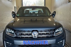 Carwash-Lingen-Waschanlage-Waschstrasse-PickUp-VW-Amorak-Nachher-Front