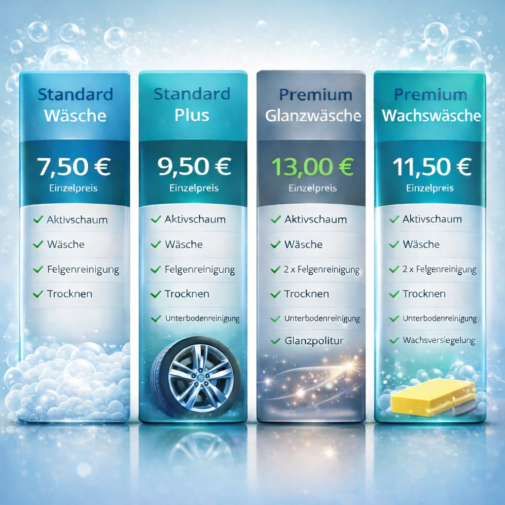 Carwash Lingen KFZ Preise